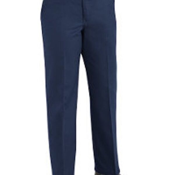 Women's Plain Front Cotton Pants Thumbnail