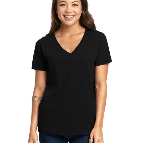 Women’s Fine Jersey Relaxed V T-Shirt Thumbnail