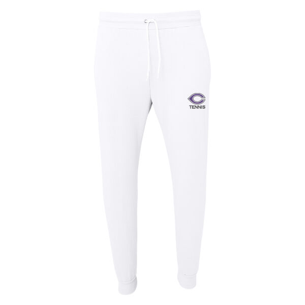 Unisex Sponge Fleece Joggers - White Thumbnail