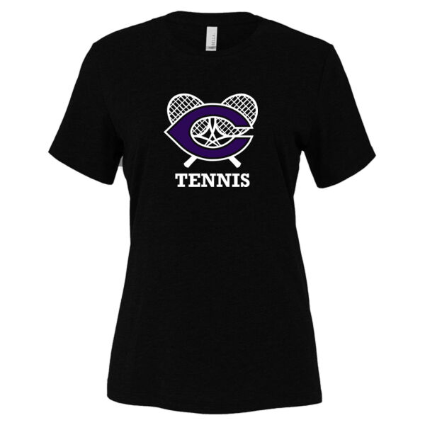 Women’s Relaxed Fit Heather Tee - Black Thumbnail