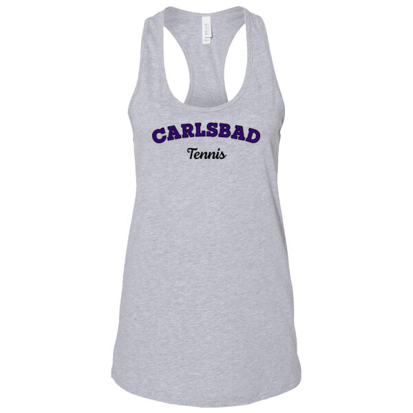Women's Jersey Racerback Tank - Grey Thumbnail