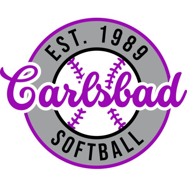 Carlsbad EST Purple Grey on White Thumbnail